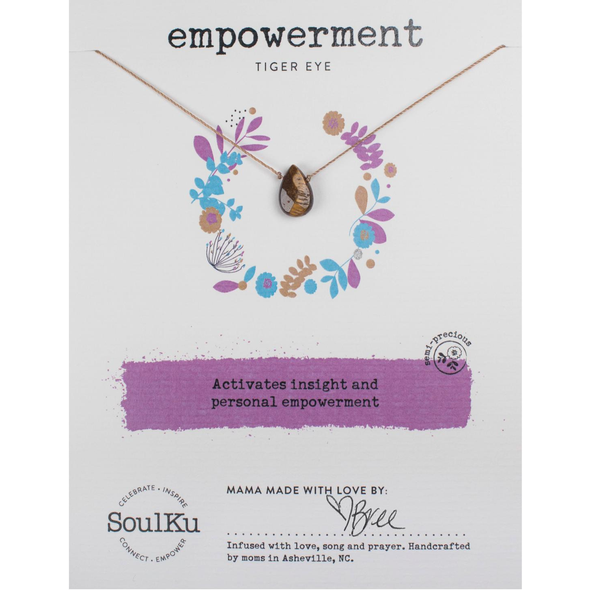 SoulKu - Empowerment Necklace - Zinnias Gift Boutique