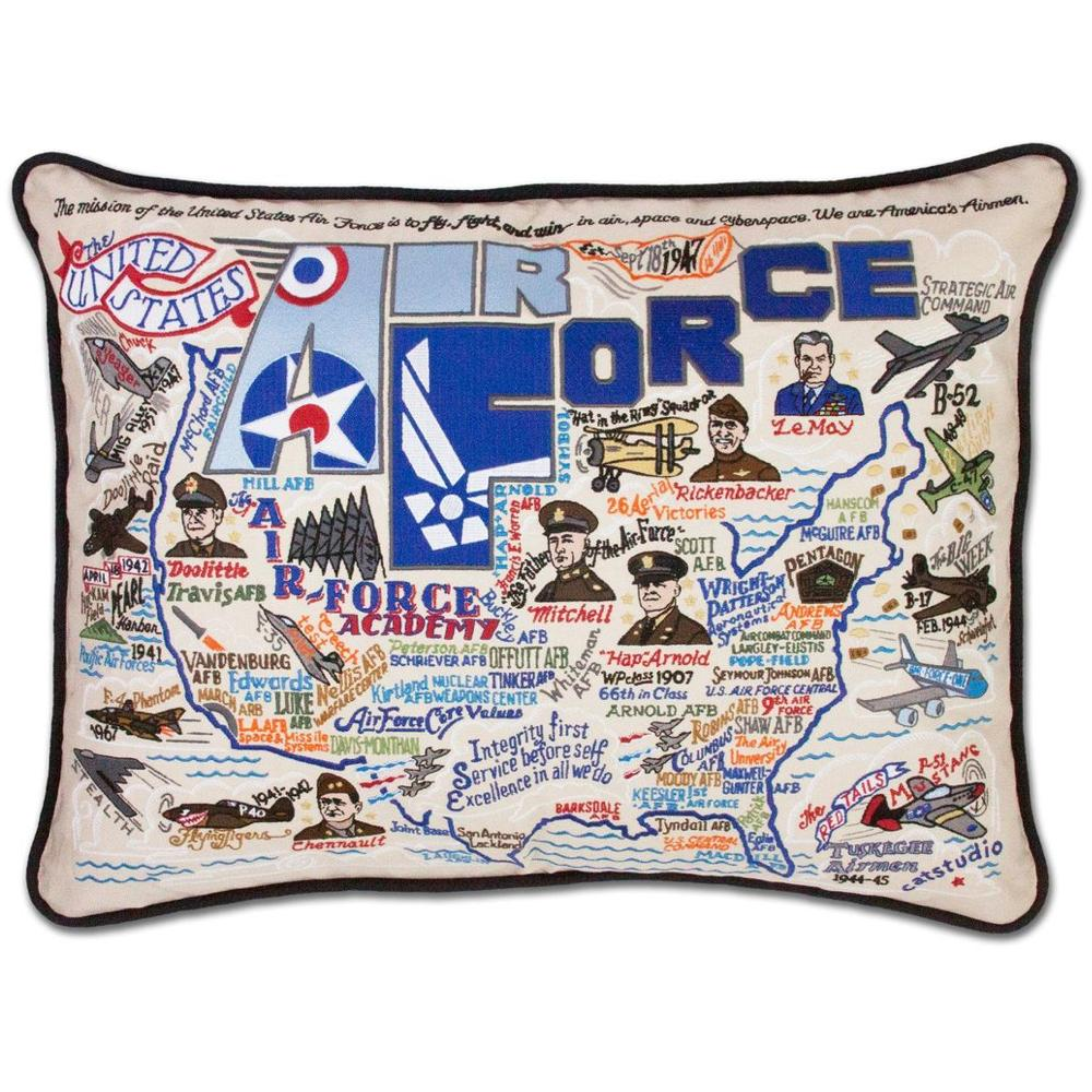 Air Force Pillow - Zinnias Gift Boutique