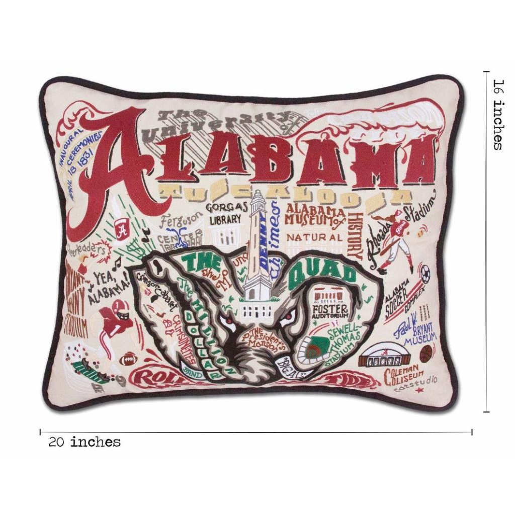 University of Alabama Pillow - Zinnias Gift Boutique