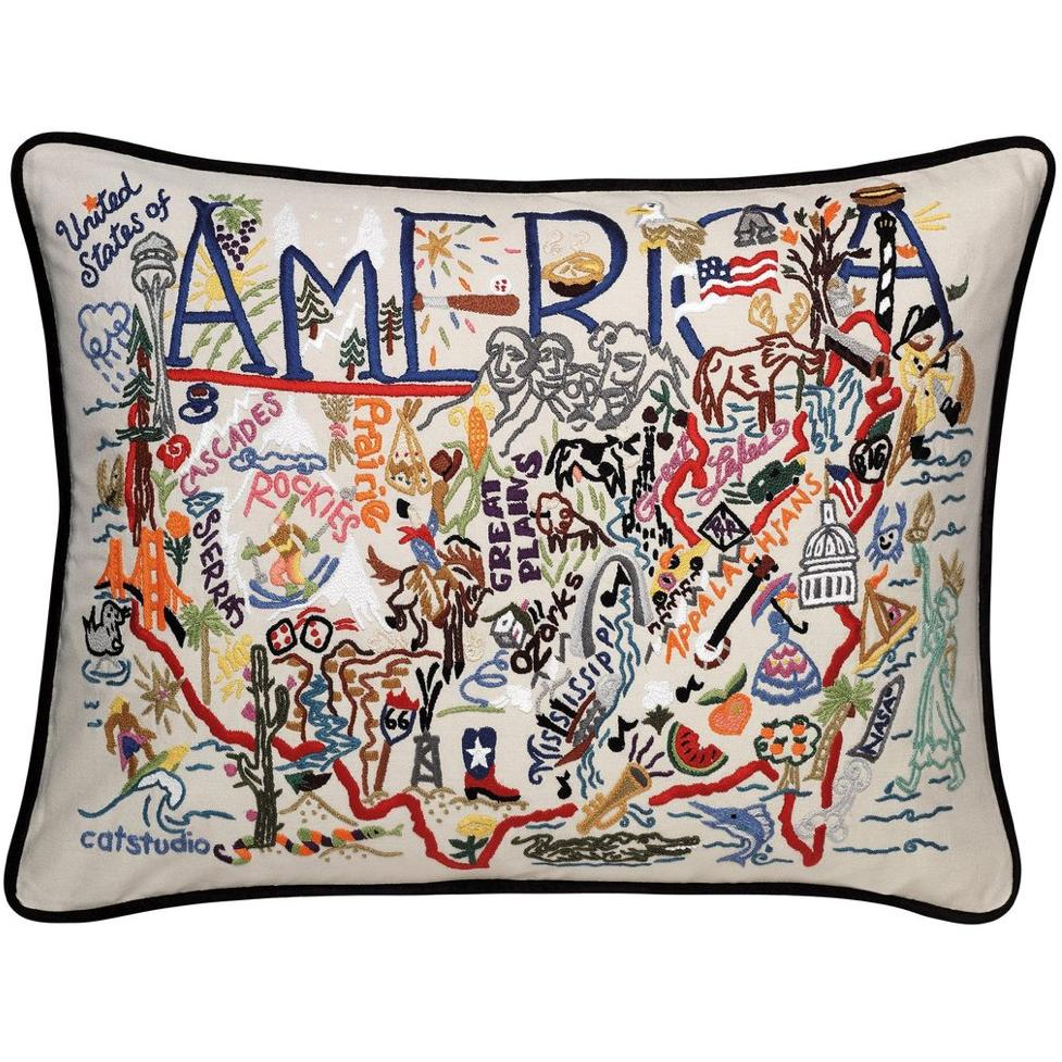 America Pillow - Zinnias Gift Boutique