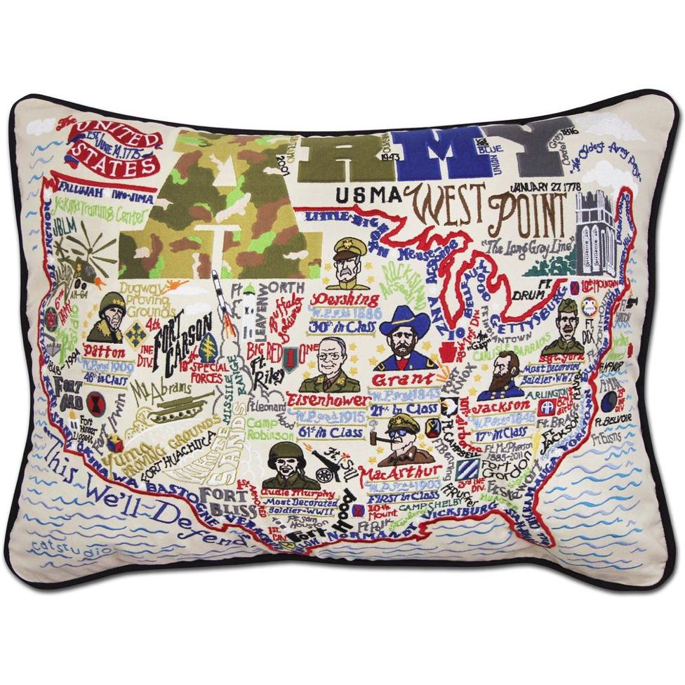 Army Pillow - Zinnias Gift Boutique