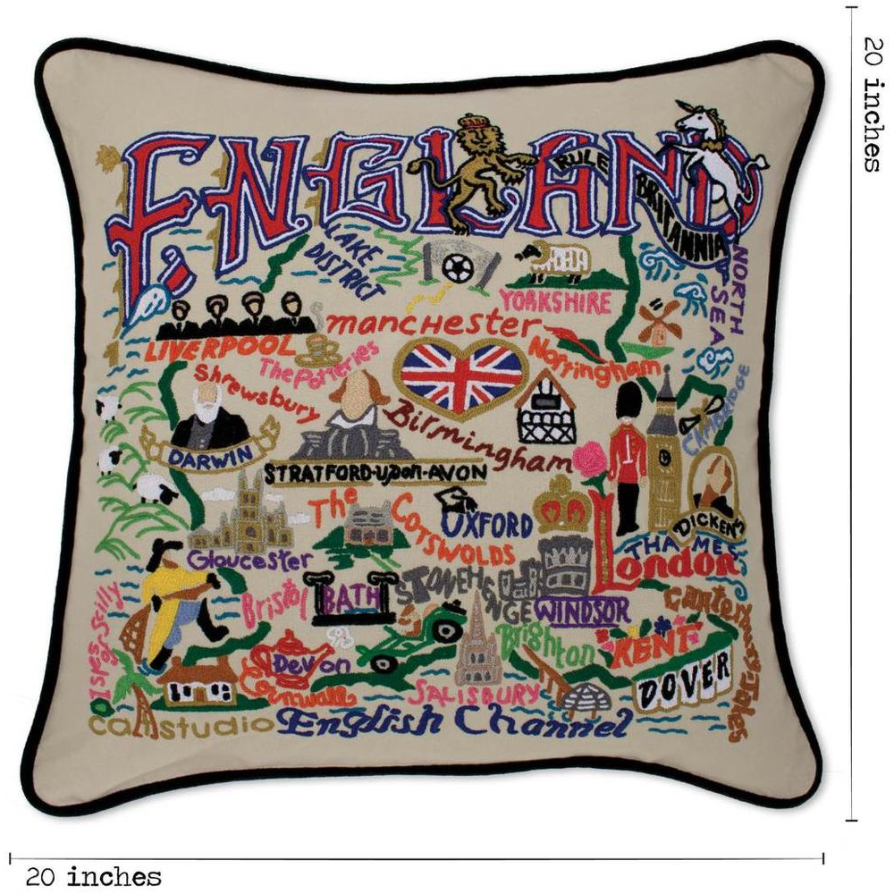 England Pillow - Zinnias Gift Boutique