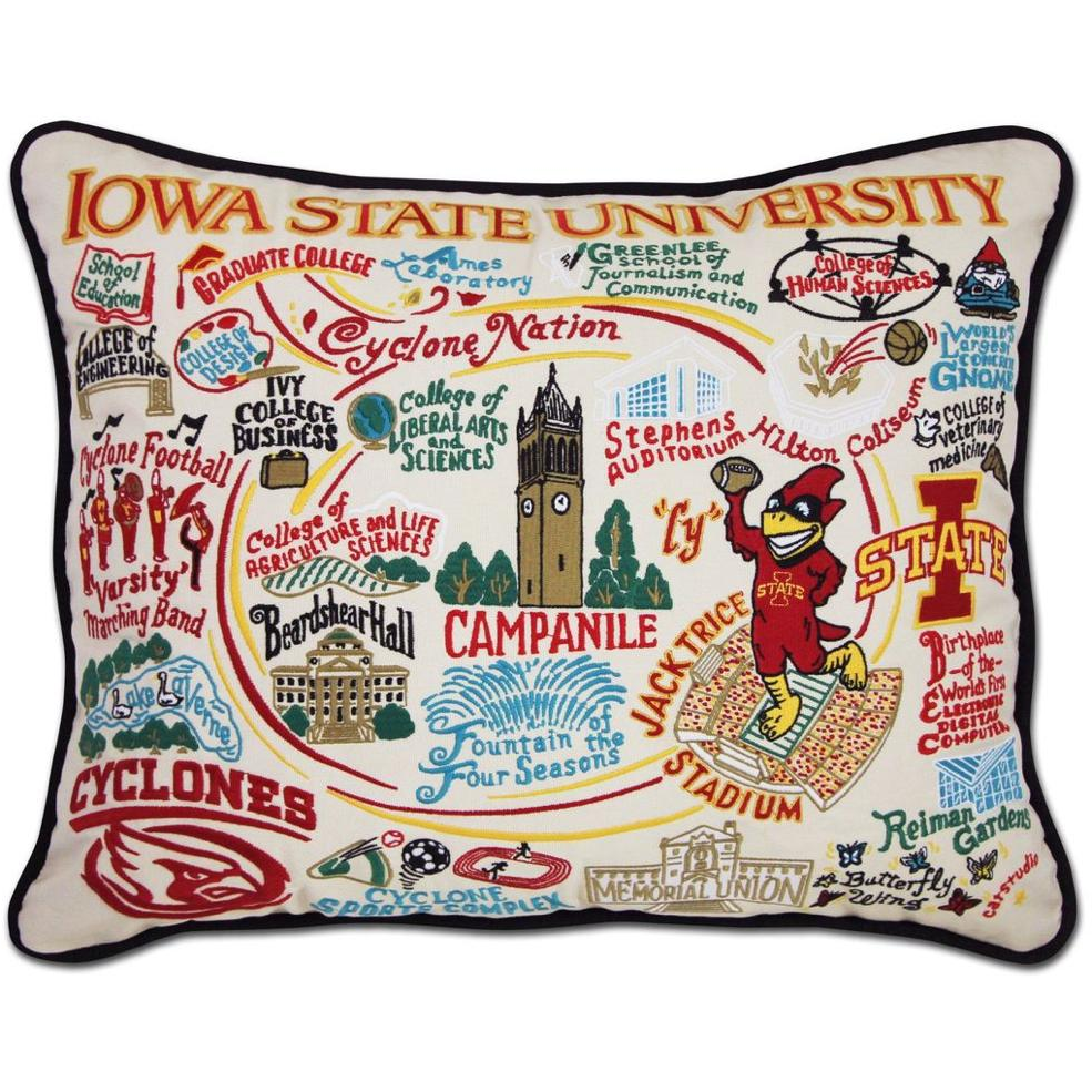 Iowa State University Pillow - Zinnias Gift Boutique