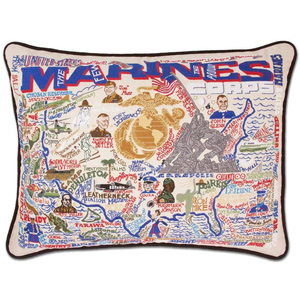 Marines Pillow - Zinnias Gift Boutique