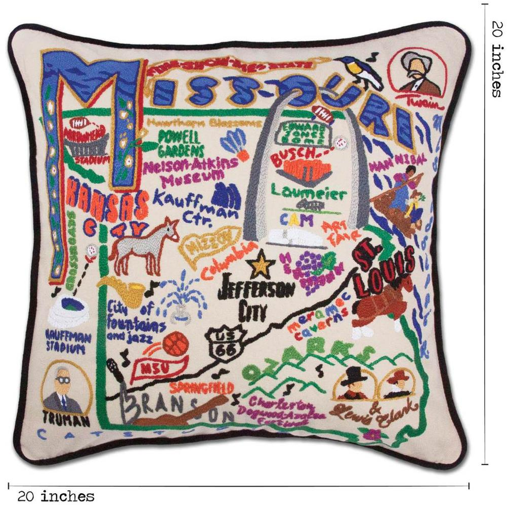 Missouri Pillow - Zinnias Gift Boutique