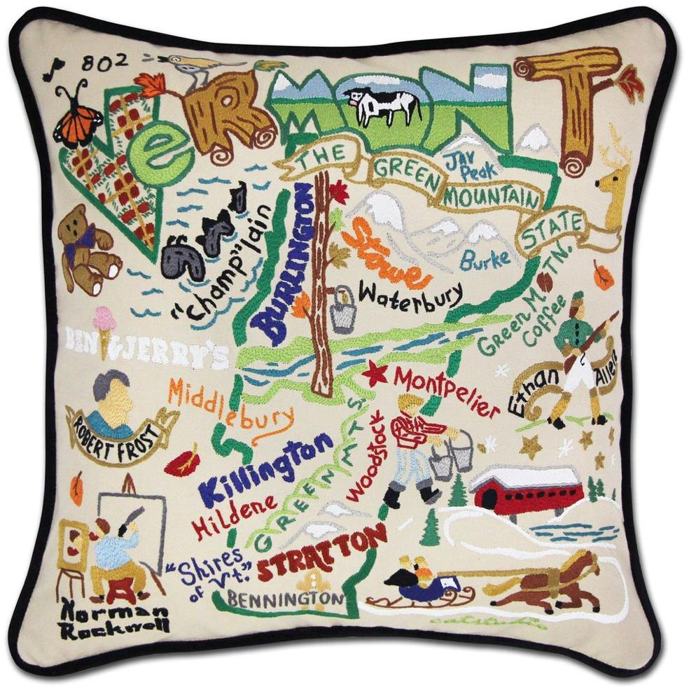 Vermont Pillow - Zinnias Gift Boutique