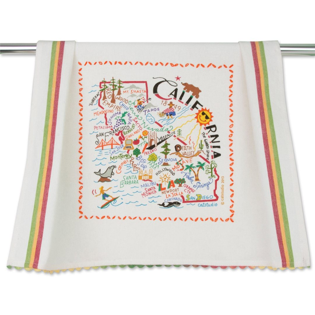 State Dish Towel - Zinnias Gift Boutique