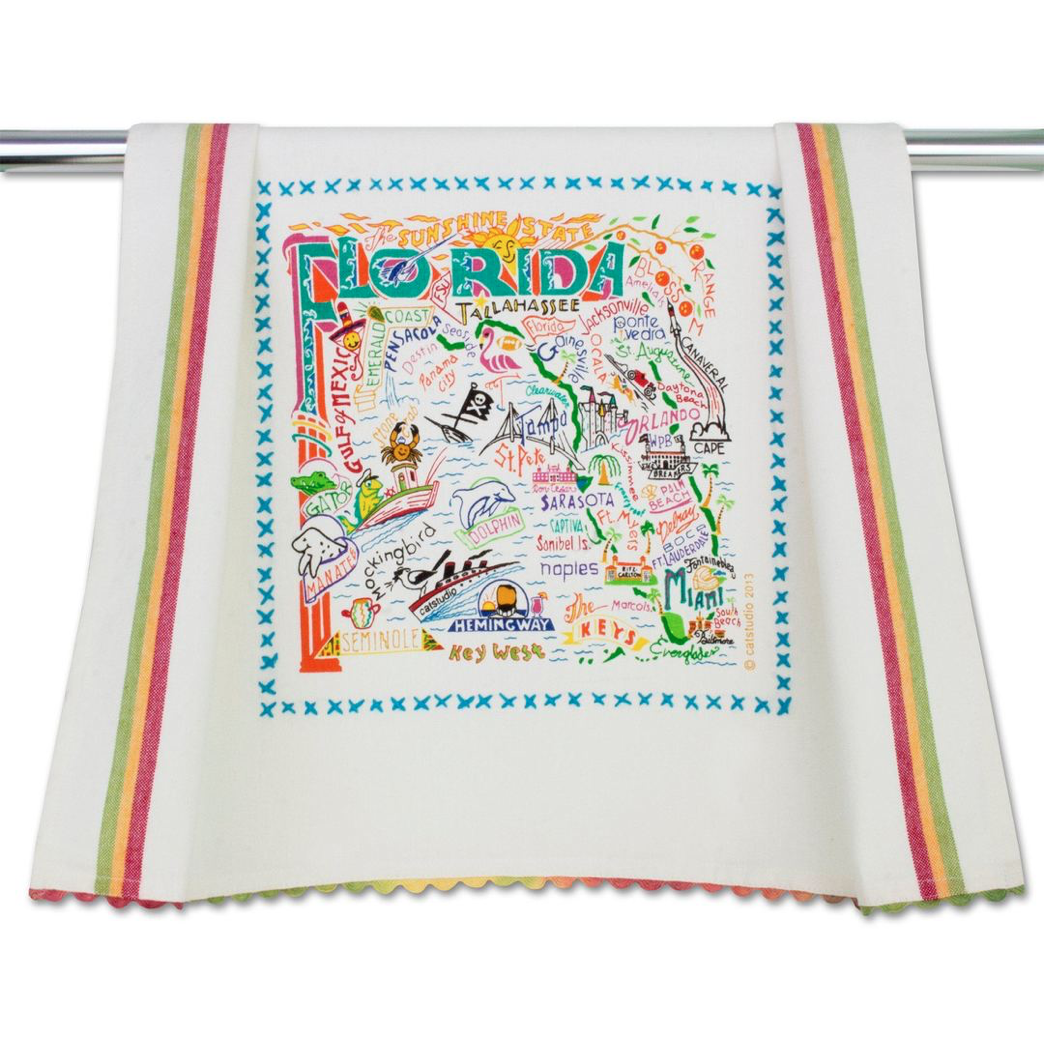 State Dish Towel - Zinnias Gift Boutique