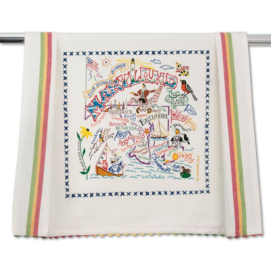 State Dish Towel - Zinnias Gift Boutique