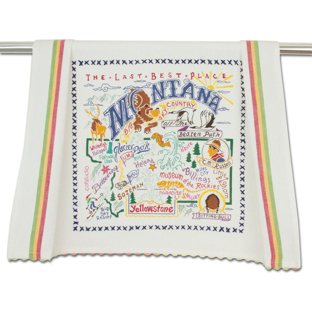 State Dish Towel - Zinnias Gift Boutique
