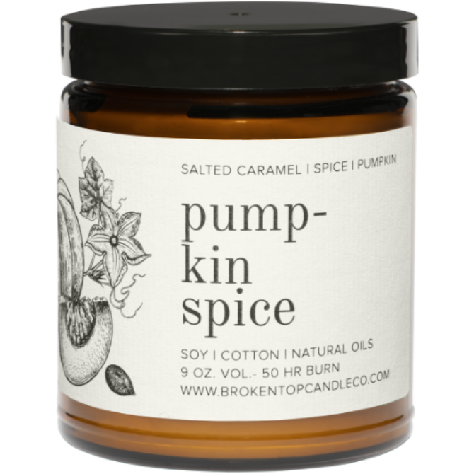 Pumpkin Spice Soy Candle - Zinnias Gift Boutique
