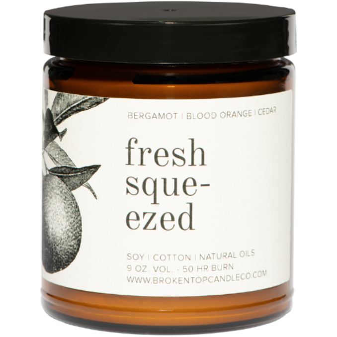 Fresh Squeezed Soy Candle - Zinnias Gift Boutique