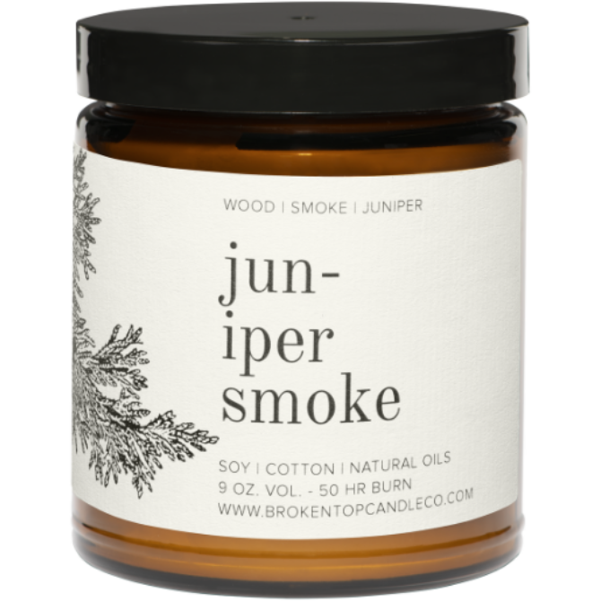 Juniper Smoke Soy Candle - Zinnias Gift Boutique