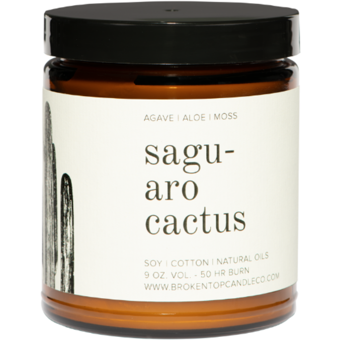 Saguaro Cactus Soy Candle - Zinnias Gift Boutique