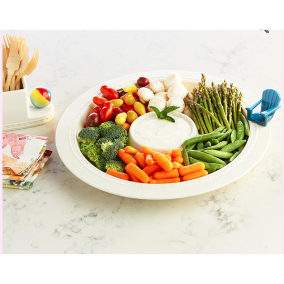 Chip Dip Dish melamine - Zinnias Gift Boutique