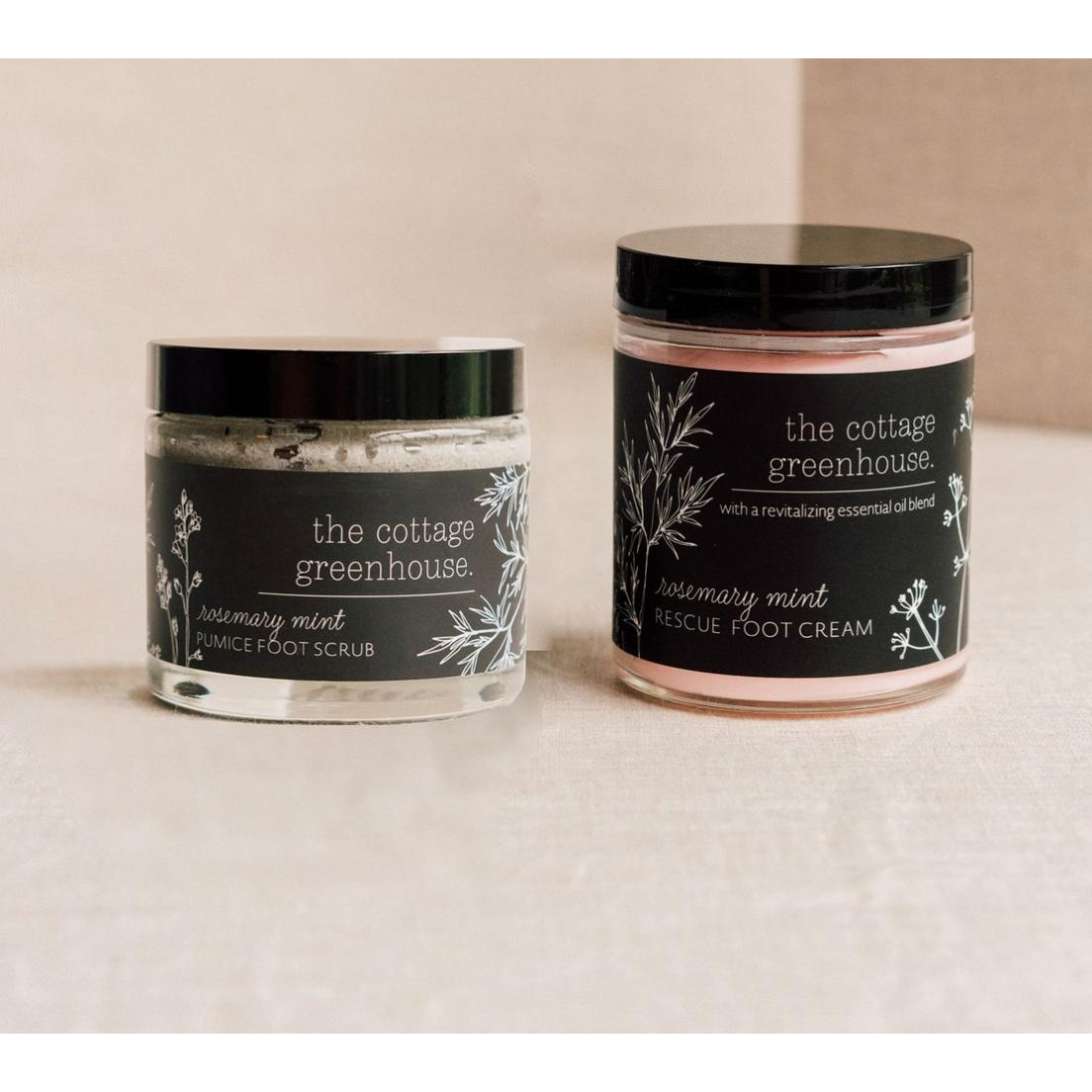 Rosemary Mint Rescue Foot Care Duo - Zinnias Gift Boutique