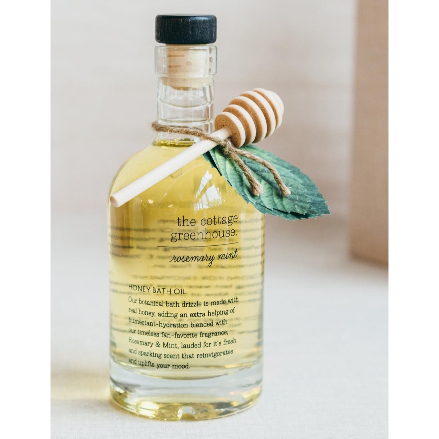 Rosemary Mint and Honey Bath Oil - Zinnias Gift Boutique