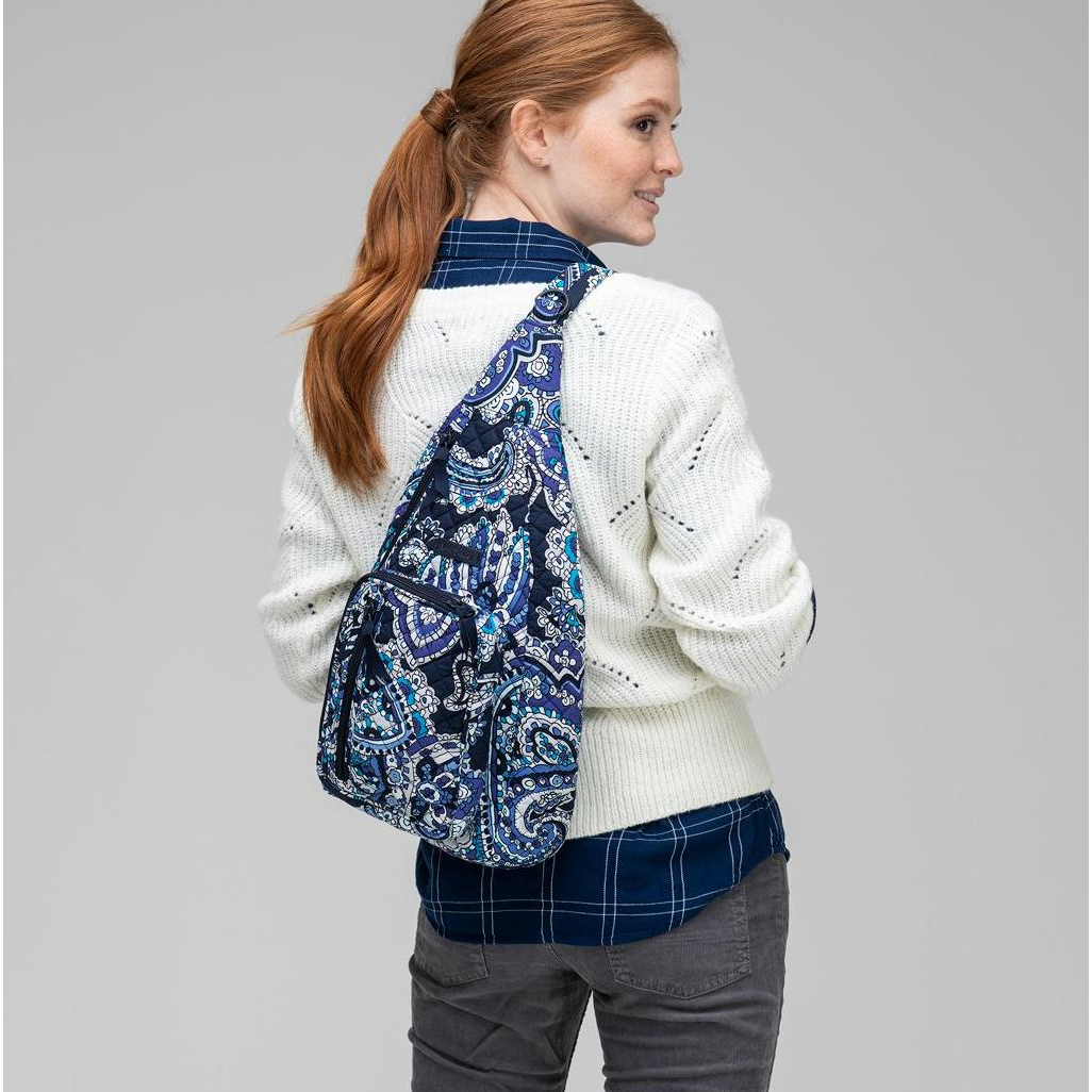Sling Backpack - Quilted Cotton - Zinnias Gift Boutique