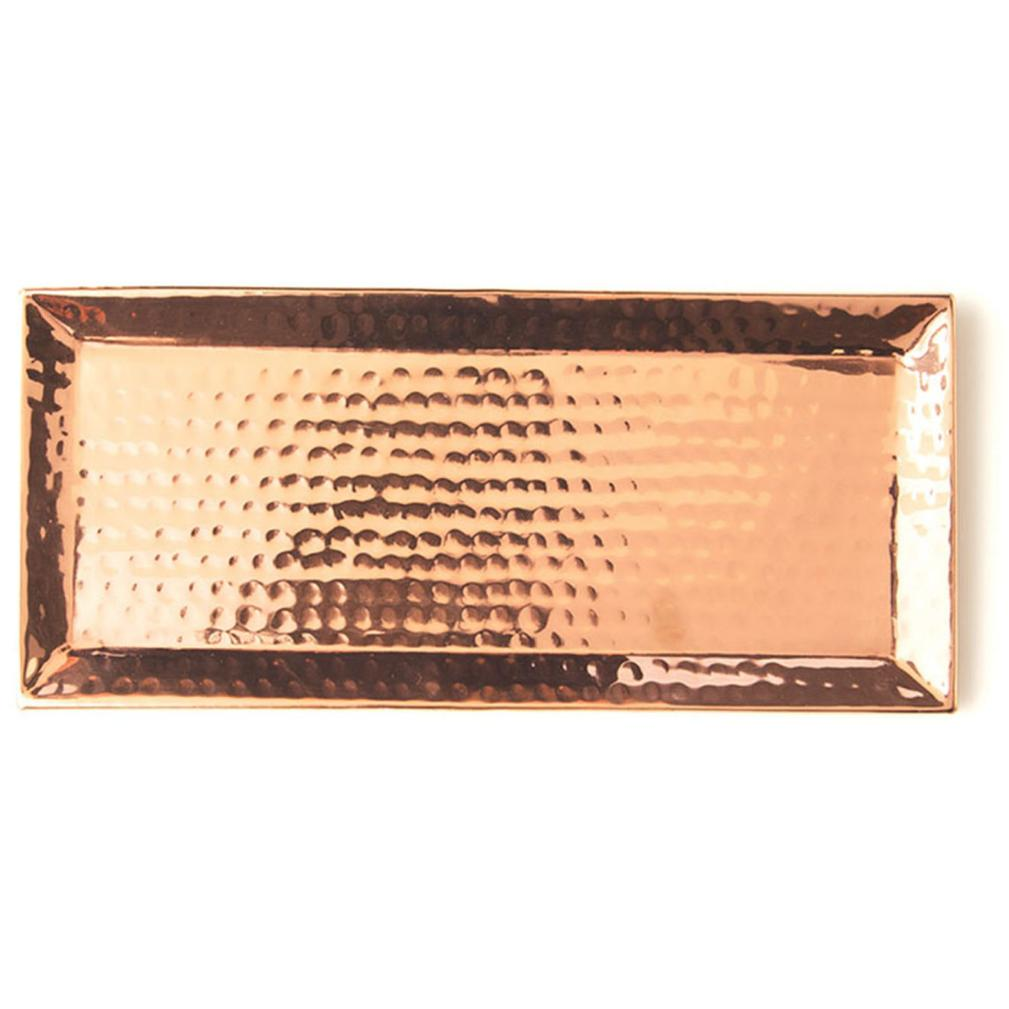 Rose Gold Brick Candle Holder - Zinnias Gift Boutique