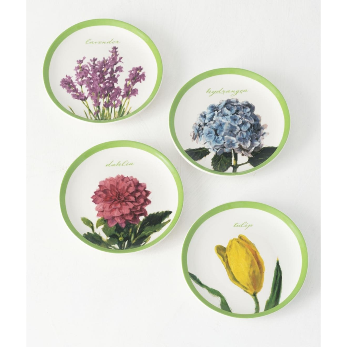 Flower Snack Plate - Zinnias Gift Boutique