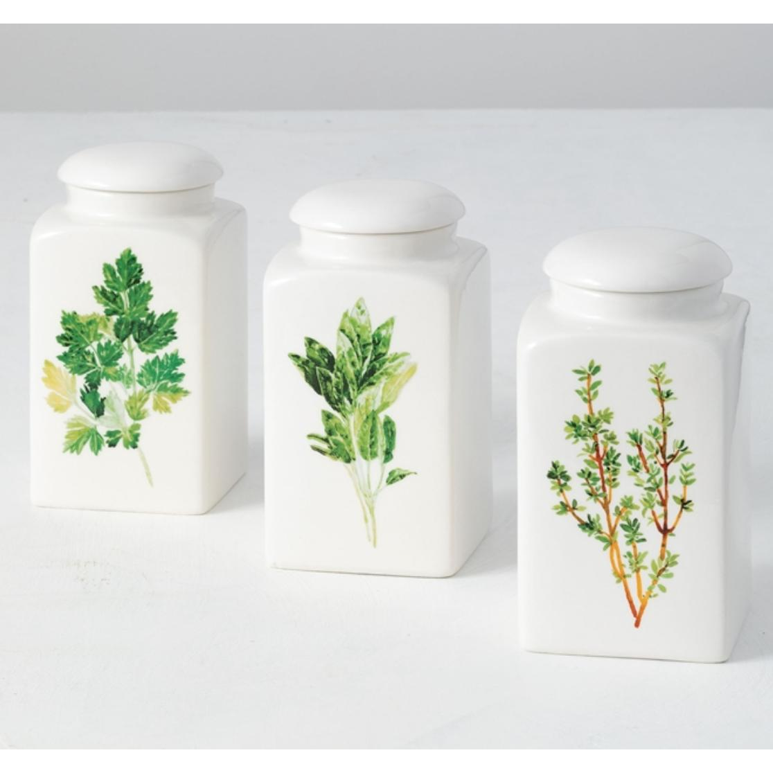 Herb Canister - Zinnias Gift Boutique