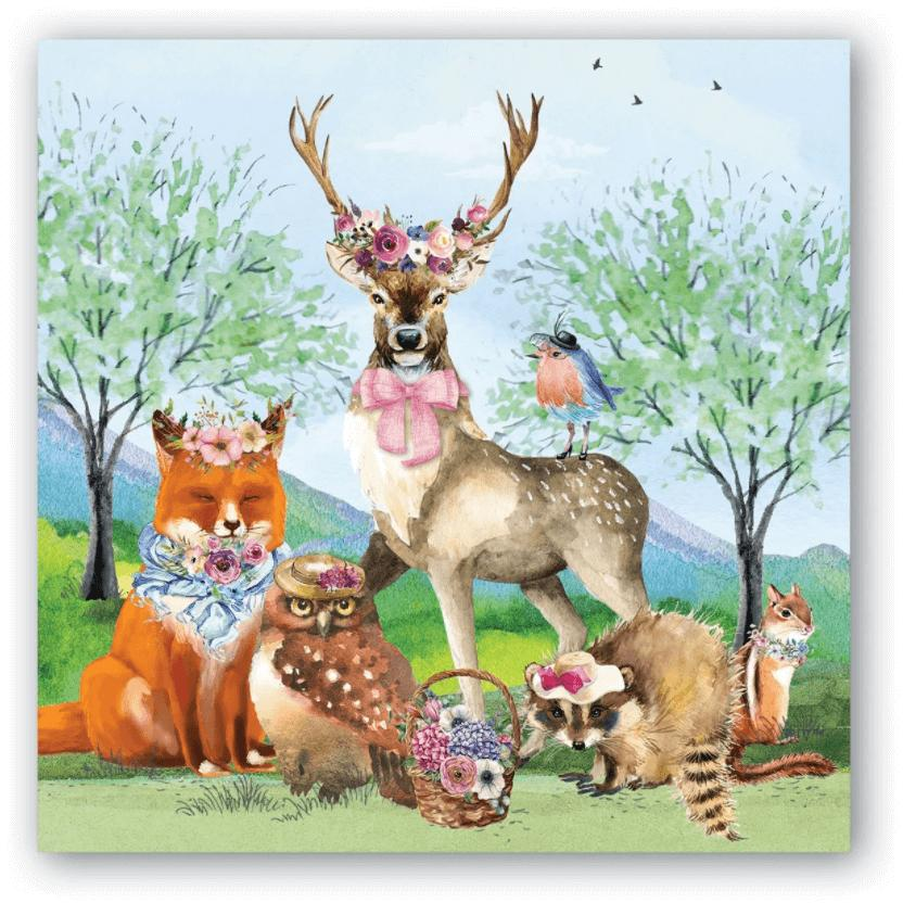 Garden Party Napkins - Zinnias Gift Boutique