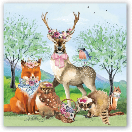 Garden Party Napkins - Zinnias Gift Boutique