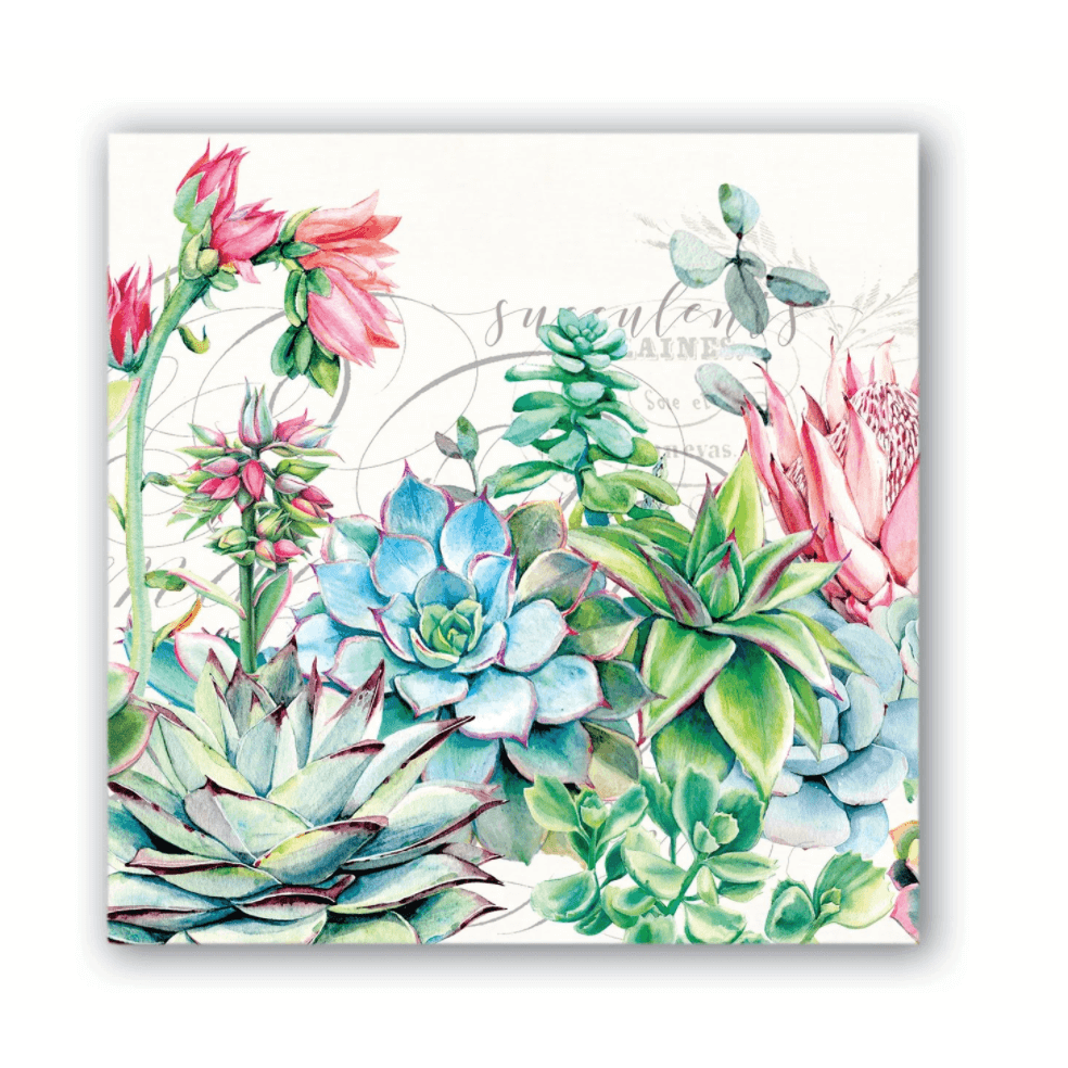 Pink Cactus Napkins - Zinnias Gift Boutique