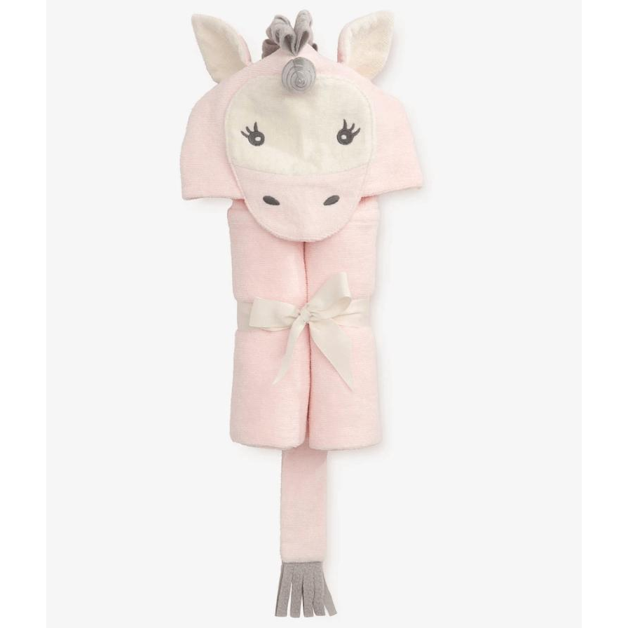 Baby Pink Unicorn Hooded Towel - Zinnias Gift Boutique