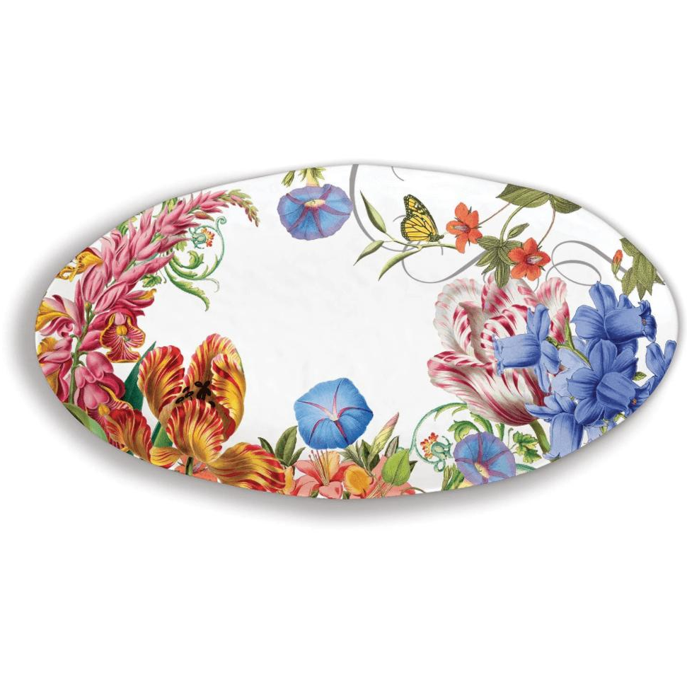 Summer Days Oval Platter - Zinnias Gift Boutique