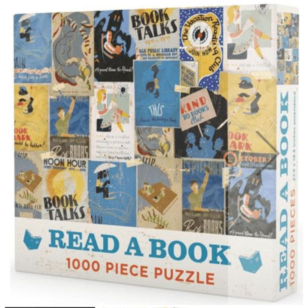 Read a Book Puzzle - Zinnias Gift Boutique