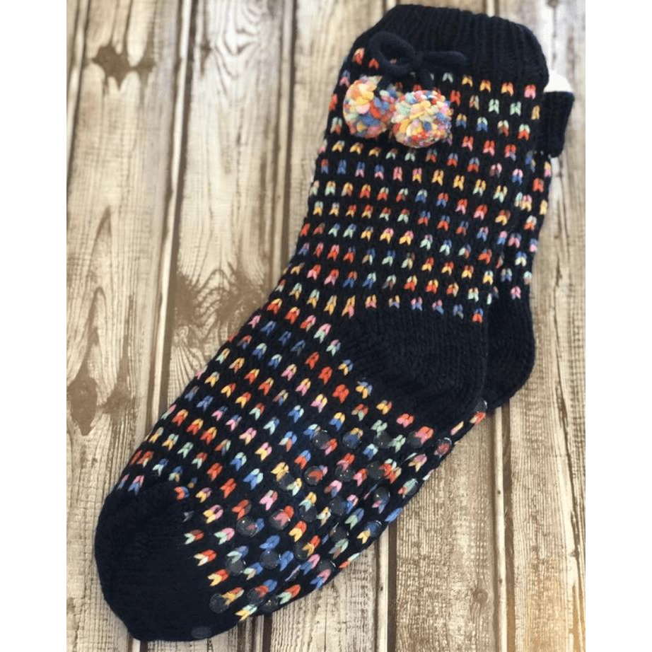 Black Knit Socks - Zinnias Gift Boutique
