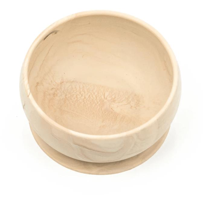 Wood Suction Bowl - Zinnias Gift Boutique