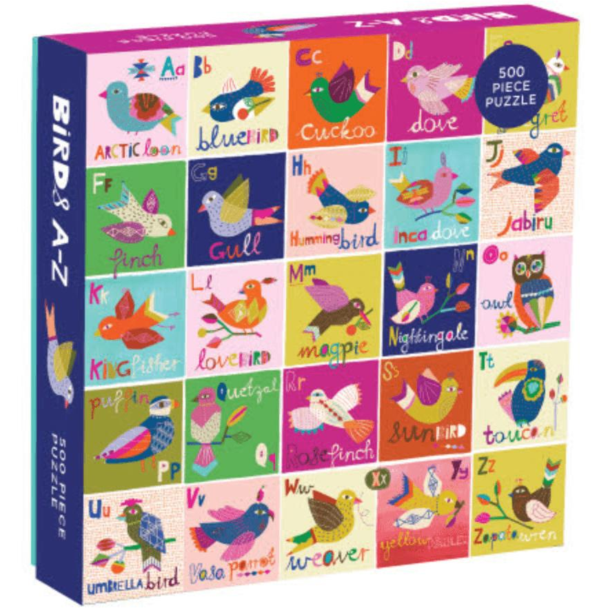 Birds A-Z Puzzle - Zinnias Gift Boutique
