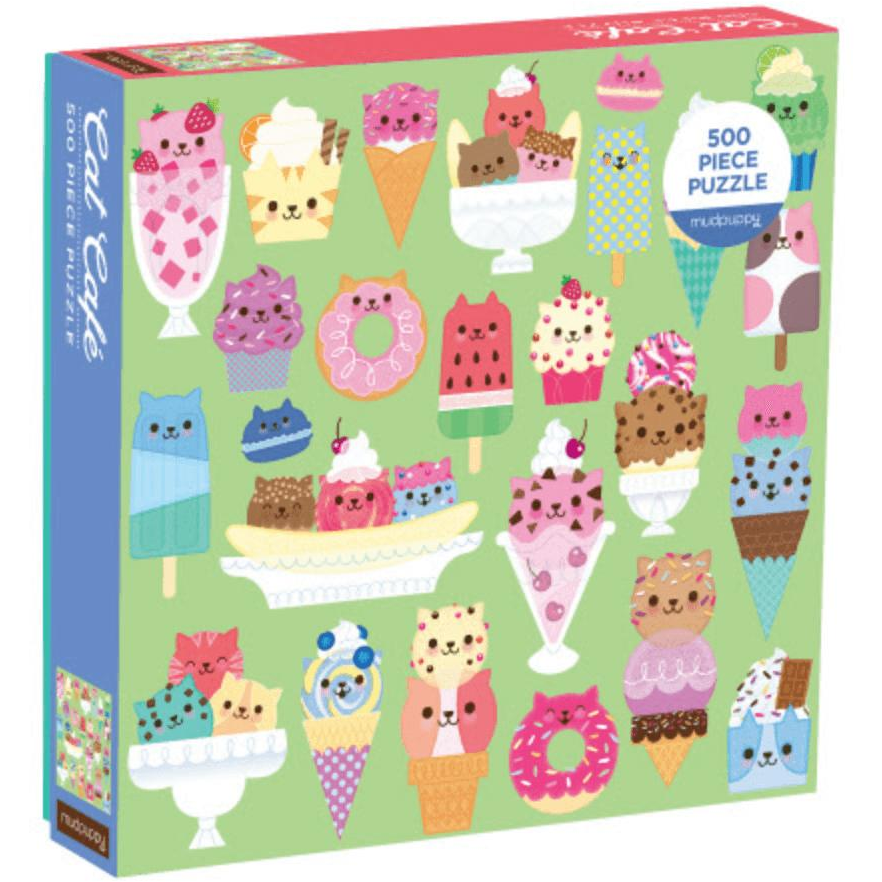 Cat Cafe puzzle - Zinnias Gift Boutique