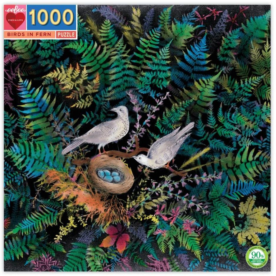 Birds in Ferns - Zinnias Gift Boutique