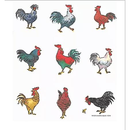 Roosters 2 Towel - Zinnias Gift Boutique