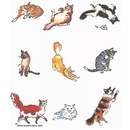 Cats 2 Towel - Zinnias Gift Boutique