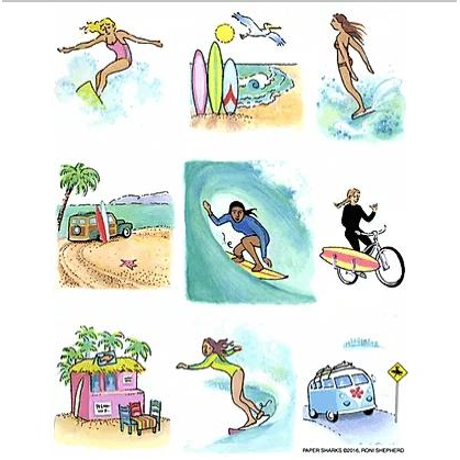 Surfer Girl - Zinnias Gift Boutique