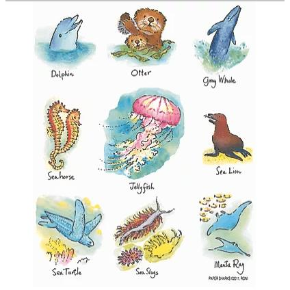 Sea Life - Zinnias Gift Boutique