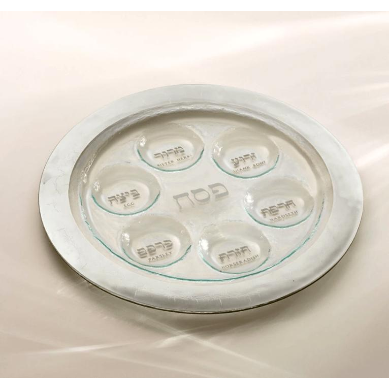 Judaica Seder Plate - Zinnias Gift Boutique