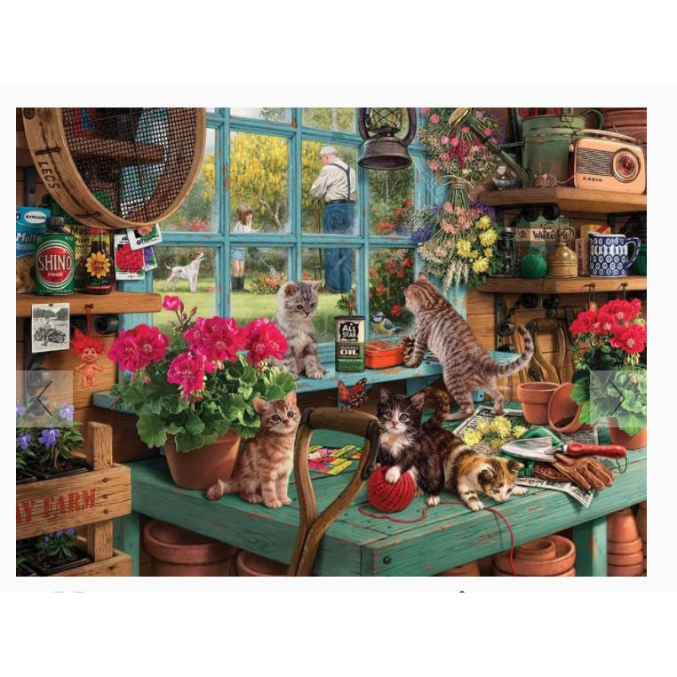 Curious Kittens  1000 Piece Jigsaw Puzzle - Zinnias Gift Boutique