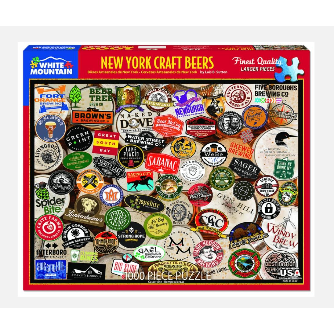 NY Craft Beers puzzle - Zinnias Gift Boutique