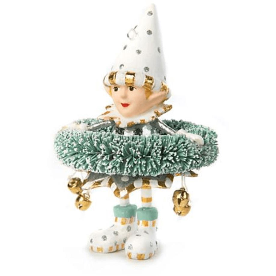Patience Brewster Moonbeam Dasher&#39;s Elf Mini Ornament - Zinnias Gift Boutique