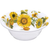 Sunflower Melamine Serveware Medium Bowl - Zinnias Gift Boutique