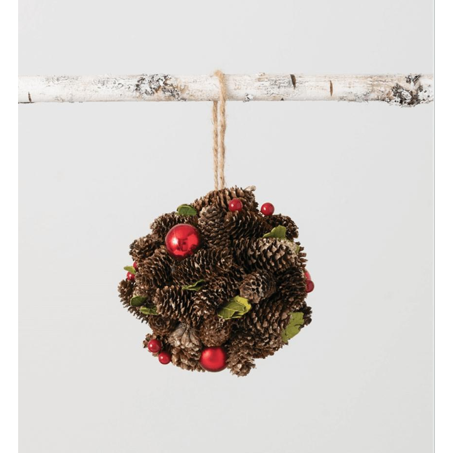 Pine Cone Orb - Zinnias Gift Boutique