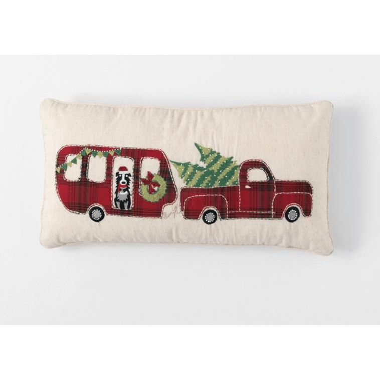 Truck Pillow - Zinnias Gift Boutique