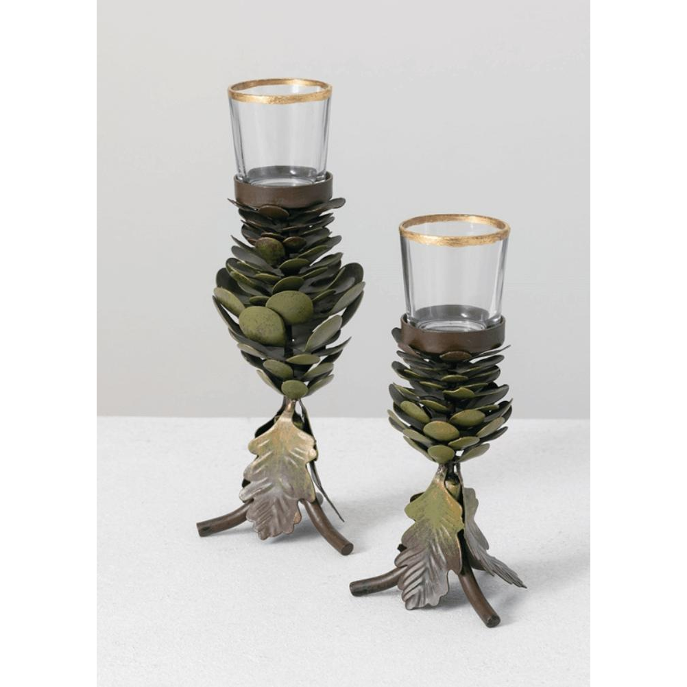 Pinecone Holder Set of 2 - Zinnias Gift Boutique