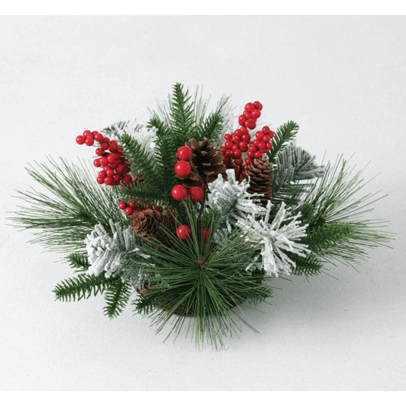 Frosted Pine Orb - Zinnias Gift Boutique