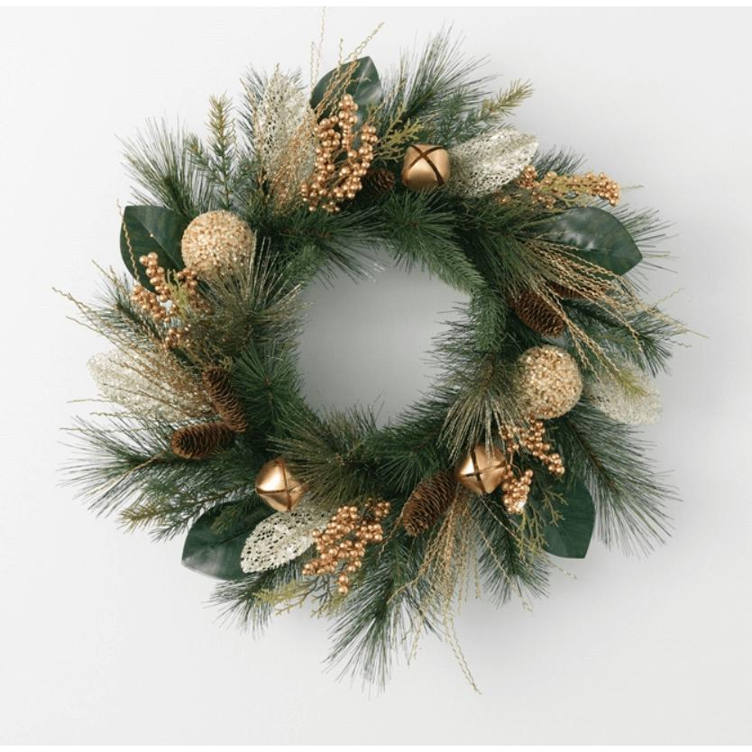 Pine Bell Wreath - Zinnias Gift Boutique